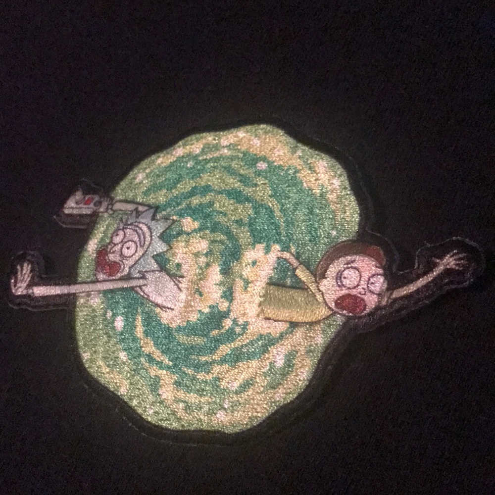 Rick and Morty Iron on Patch